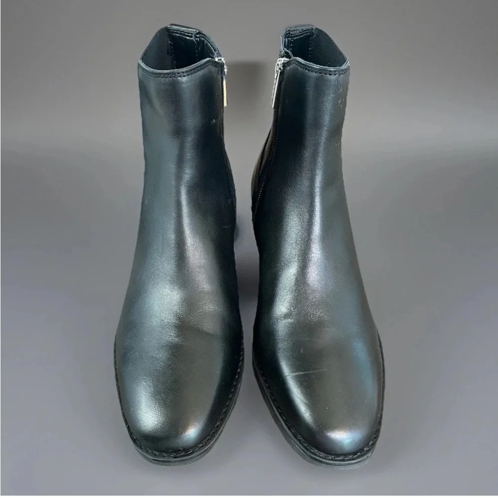 Rockport Piper Trutech Leather Women’s Black Booties - Size 8.5 - MSRP $179